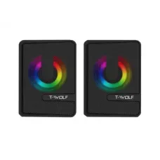 T-Wolf S3 Portable Wired RGB Gaming Speaker